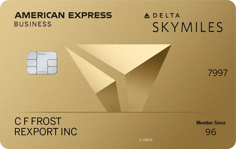 Delta SkyMiles Gold Business American Express Card